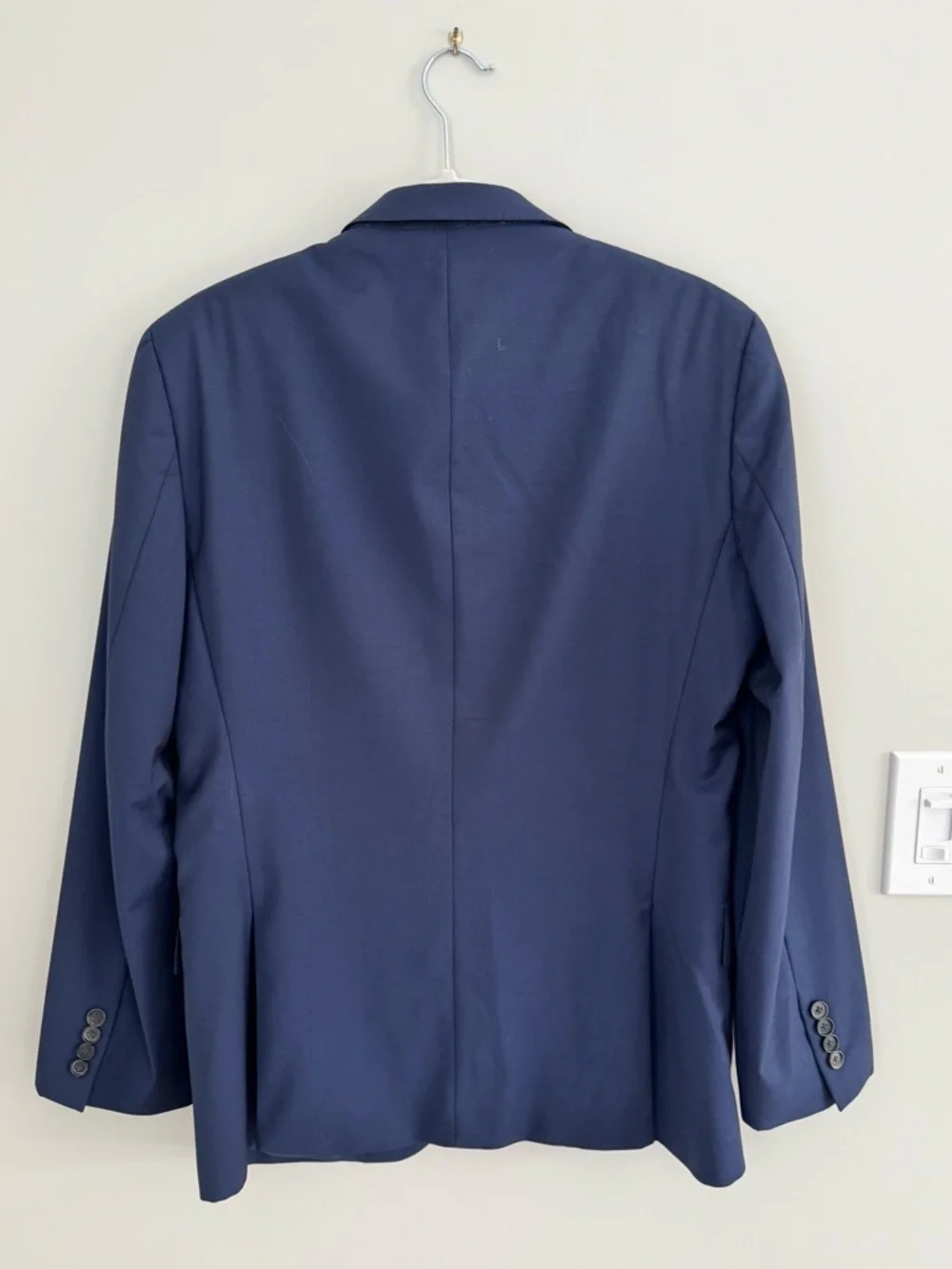HUGO BOSS REDA Super 110 Italian Virgin Wool Suit Jacket Slim Fit Mens 38 R
